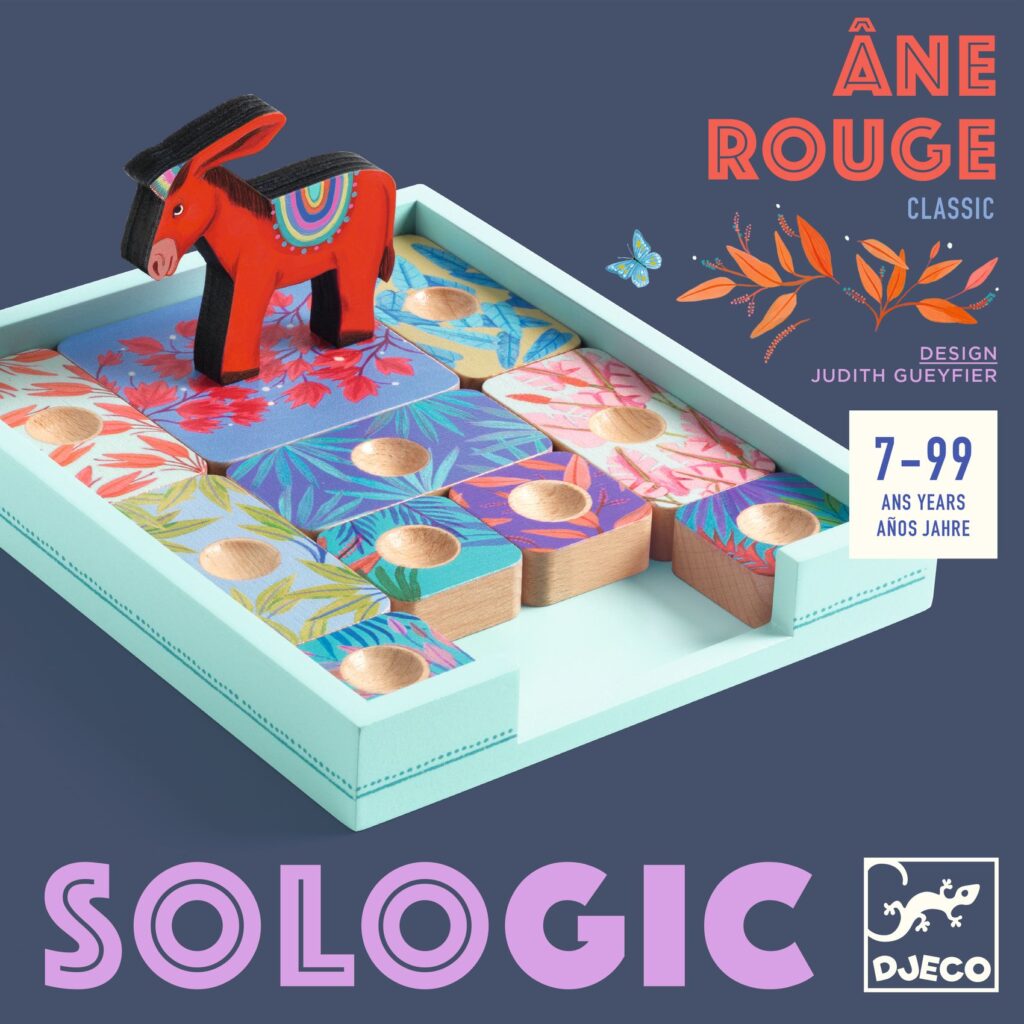 Djeco Puzzelspel Sologic – Âne rouge | Speel je Wijs