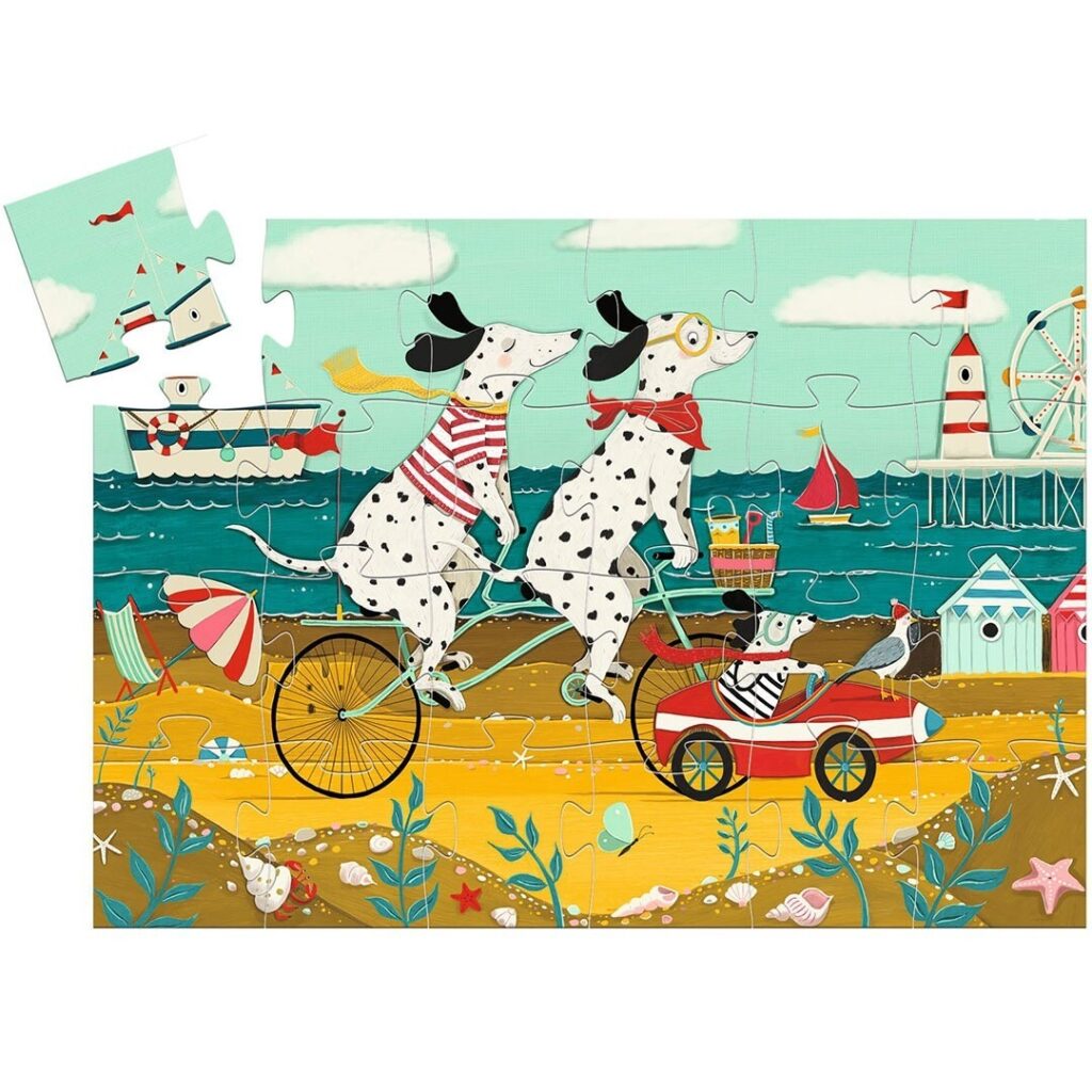 Djeco Silhouette Puzzel - Ollie de Dalmatiër 3+ | Speel je Wijs