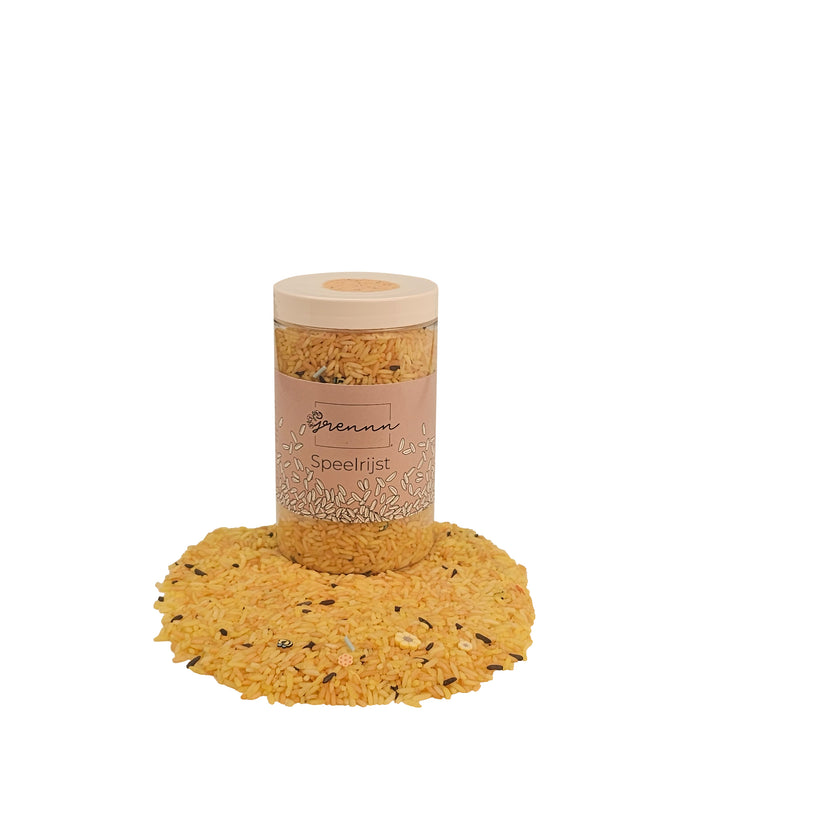 Grennn Speelrijst - Bijen mix - 750gram  | Speel je Wijs