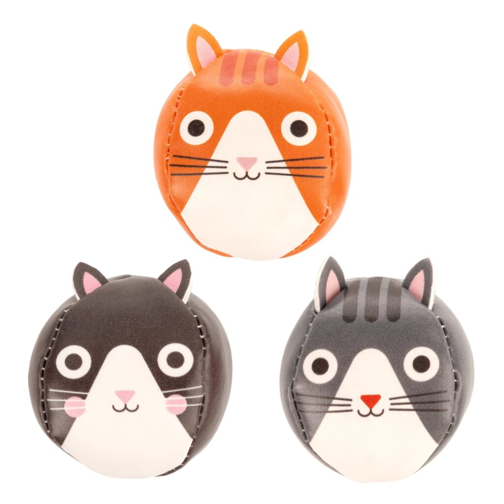 Kikkerland Kidoki - Jongleerballen - Three Cats | Speel je Wijs
