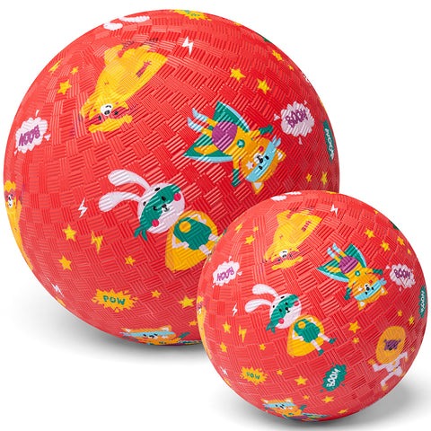 Little L – Rubber Bal Hero's 18 cm | Speel je Wijs