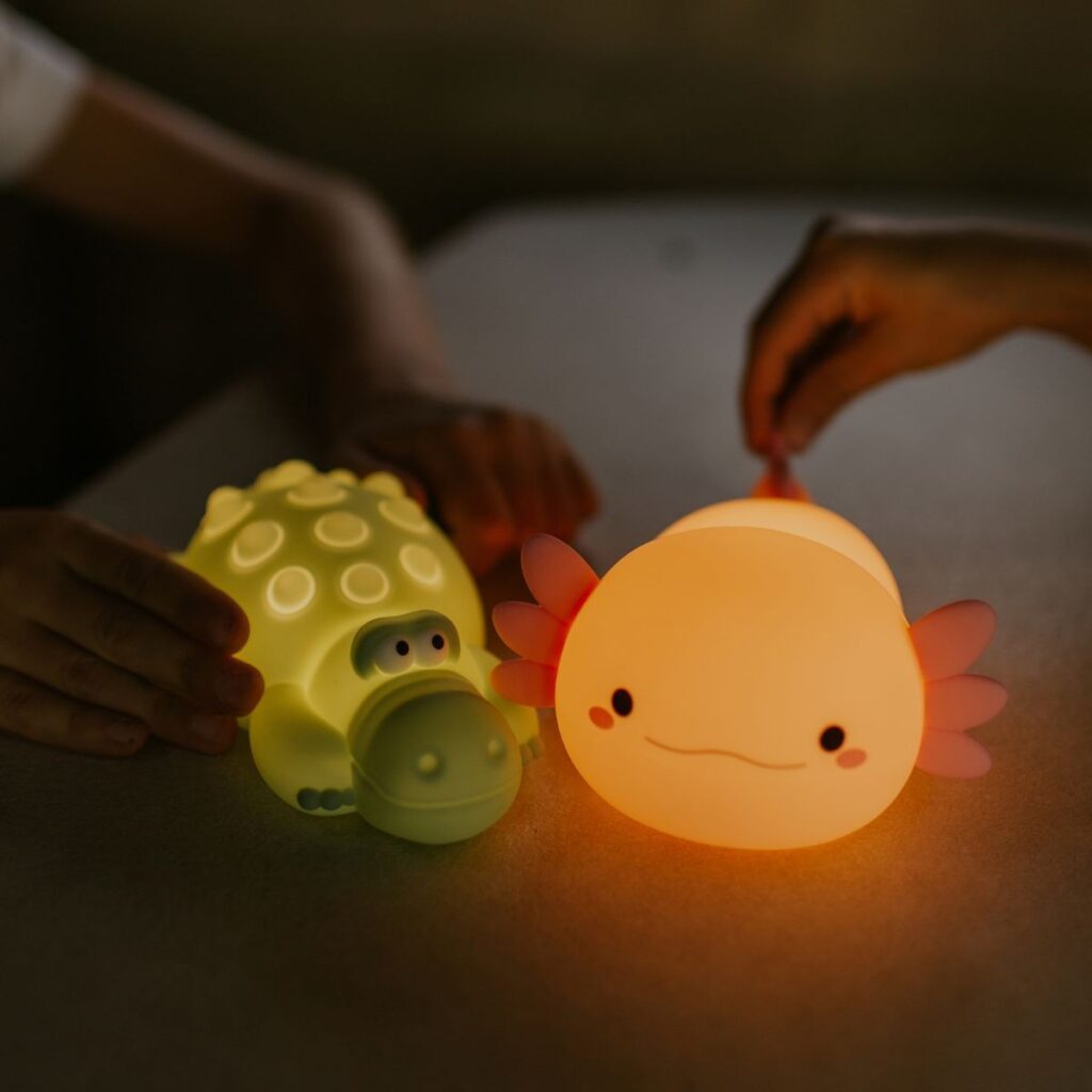 MARY’S Siliconen Nachtlamp - Axolotl | Speel je Wijs
