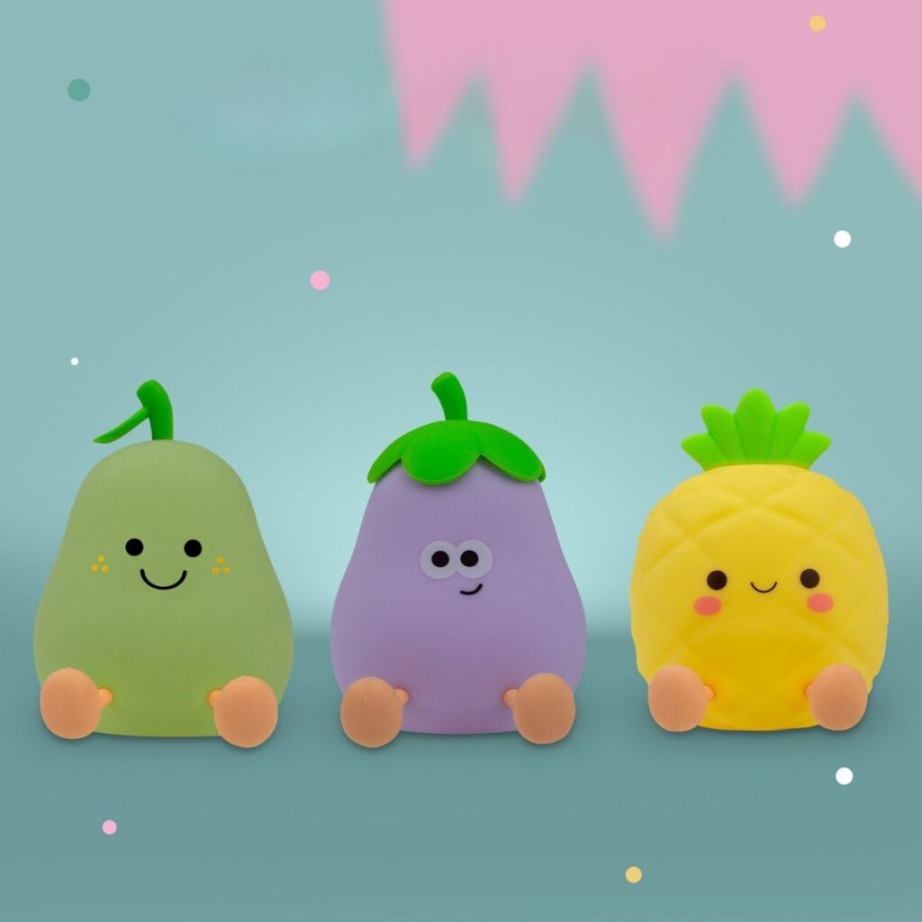 MARY’S Siliconen Nachtlamp - Fruit Team  | Speel je Wijs