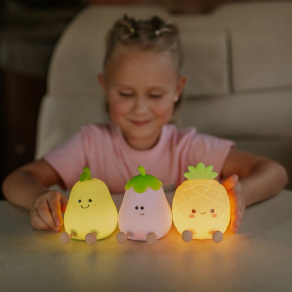 MARY’S Siliconen Nachtlamp - Fruit Team  | Speel je Wijs