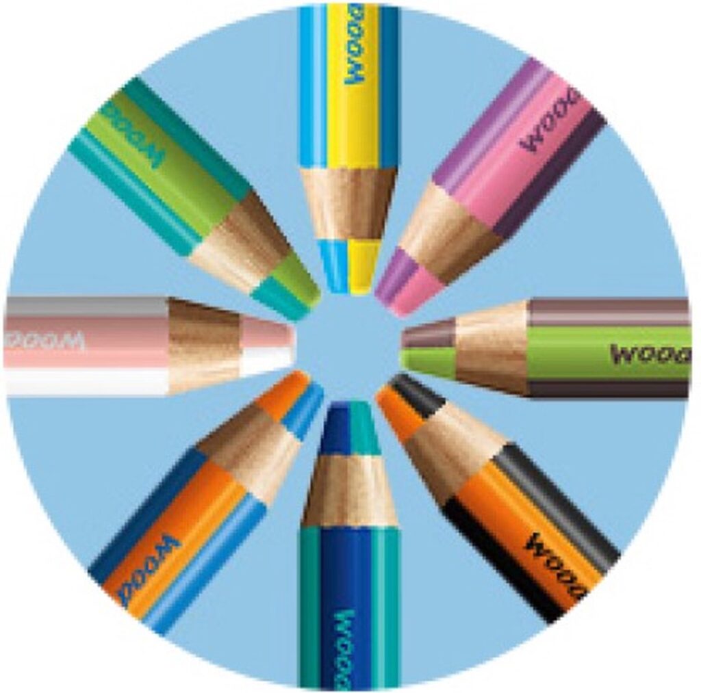 STABILO woody 3 in 1 - Multitalent potlood - Set 6 + Puntenslijper | Speel je Wijs