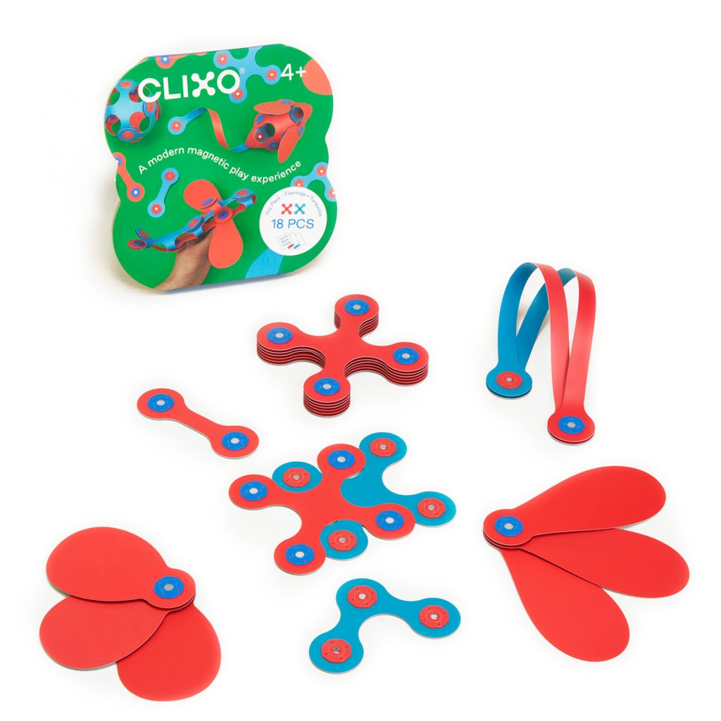 Clixo Itsy Pack - Flamingo/ Turquoise | Speel je Wijs