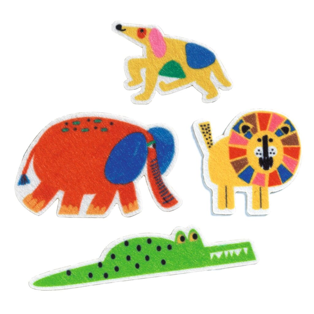 Djeco Vilten stickers - Dieren | Speel je Wijs