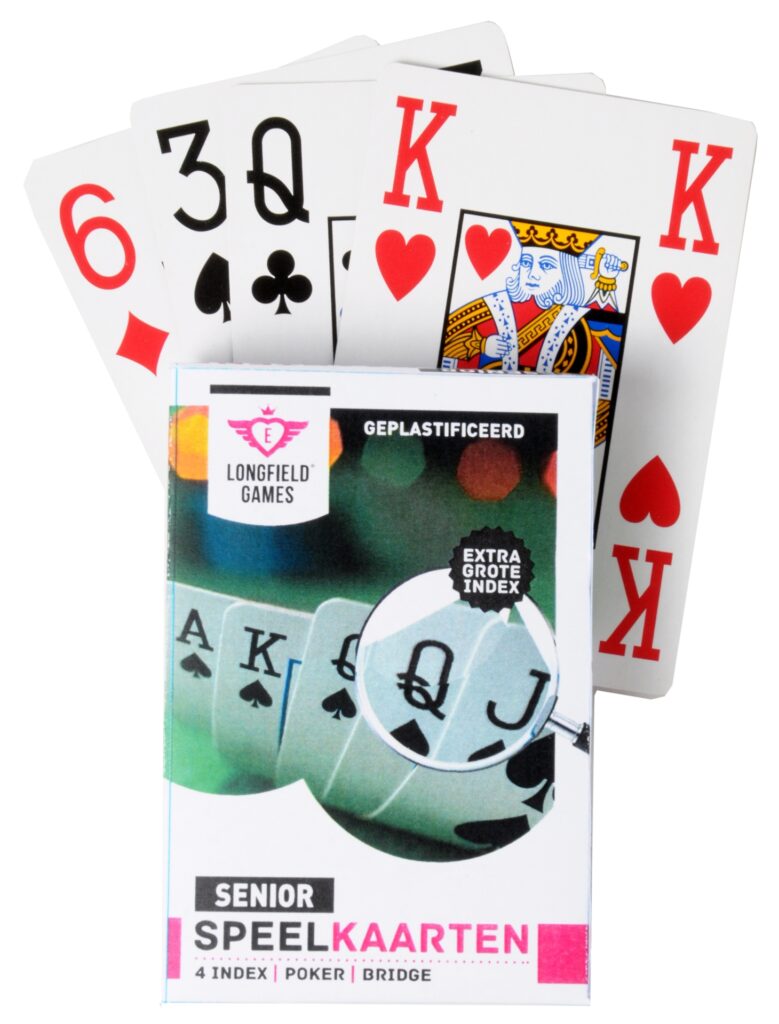 Longfield Speelkaarten - Senior | Speel je wijs