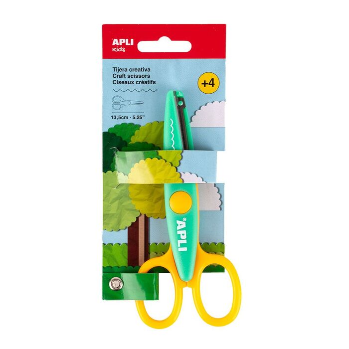 Apli Patroonschaar / Kartelschaar Geel en Groen | Speel je Wijs