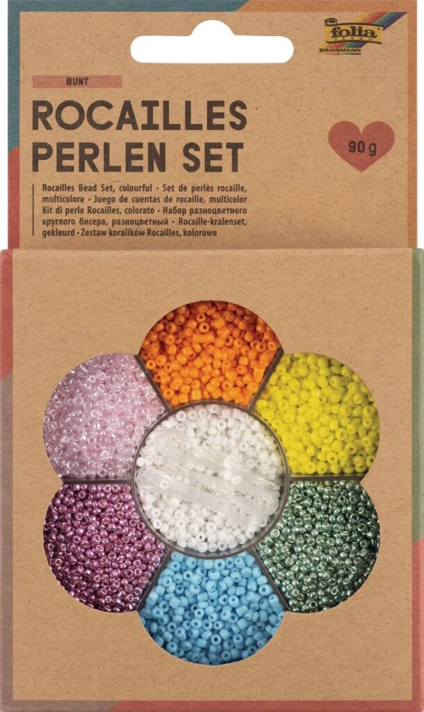 Folia Rocaille Kralen Set - Kleurrijk | Speel je Wijs