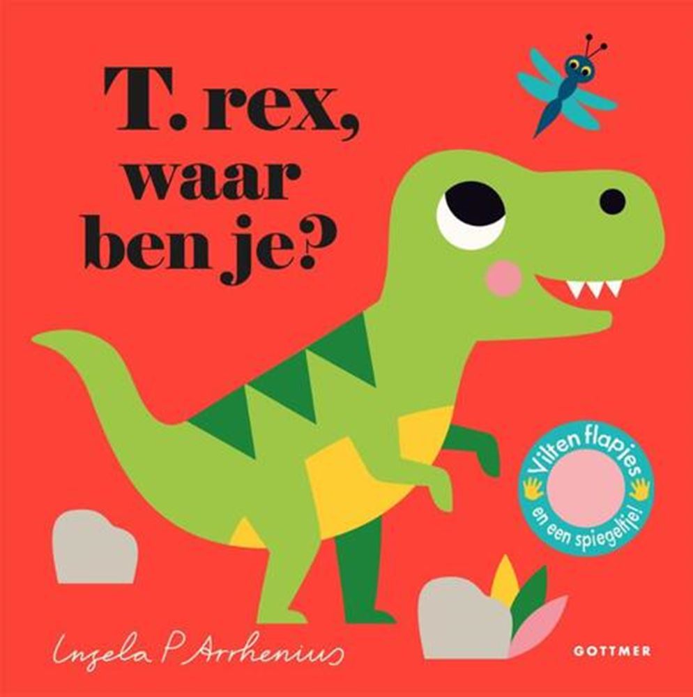 Gottmer Kartonboek met Flapjes - T-Rex, waar ben je? 2+ | Speel je Wijs