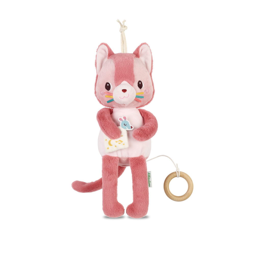 Lilliputiens Muziekknuffel Glow in the Dark - Jeanne de Kat | Speel je Wijs