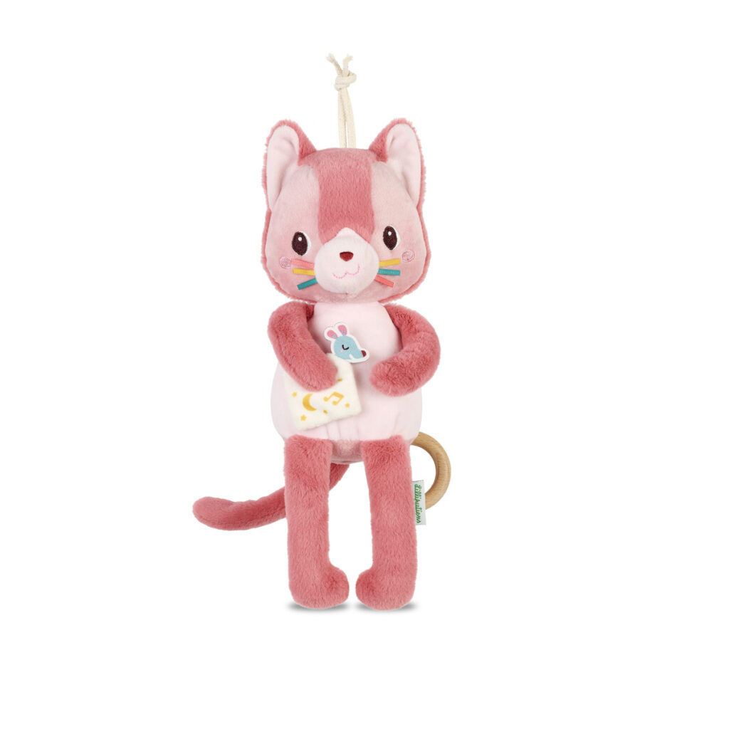 Lilliputiens Muziekknuffel Glow in the Dark - Jeanne de Kat | Speel je Wijs