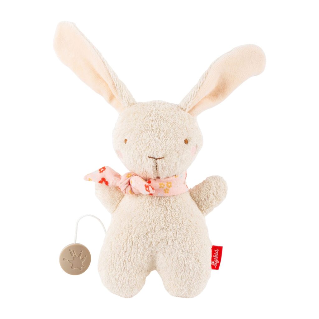 Sigikid Mini Muziekknuffel - Konijn Pink | Speel je Wijs