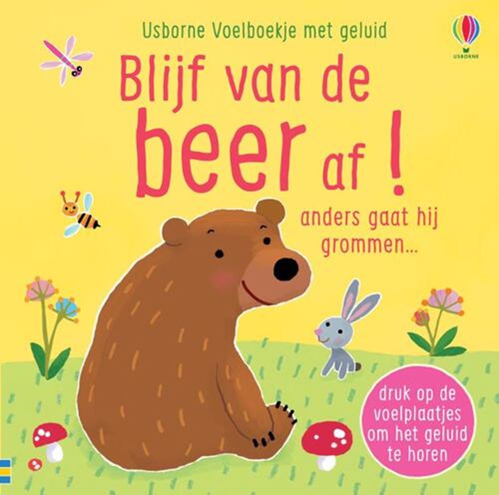 Usborne Geluidenboek - Blijf van de beer af 1+ | Speel je Wijs