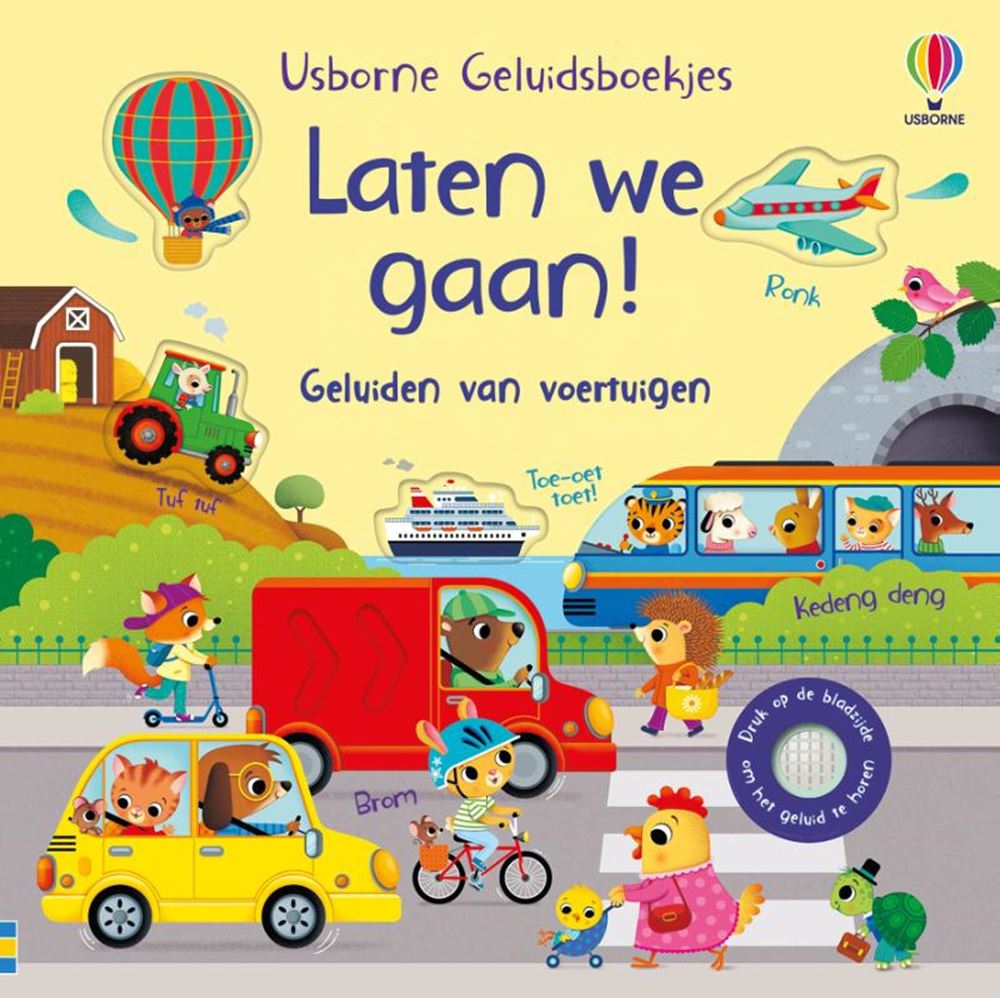 Usborne Geluidenboek - Laten we Gaan 3+ | Speel je Wijs