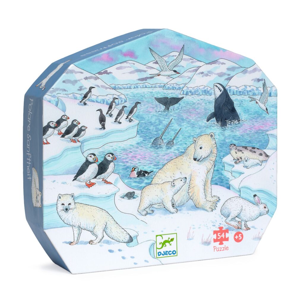 Djeco Silhouet Puzzel - Polar Softness 5+ | Speel je Wijs