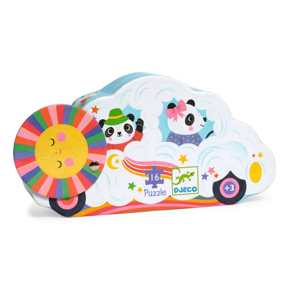 Djeco Silhouet Puzzel - Wolkenauto 3+ | Speel je Wijs