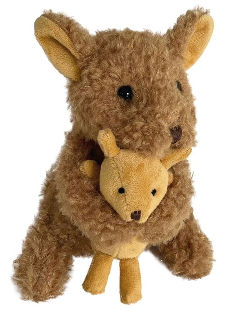Egmont Toys Knuffel - Kangoeroe Nina met Baby 0+ | Speel je Wijs