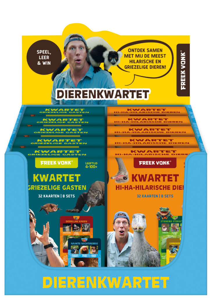 Freek Vonk Dierenkwartet - Hi Ha Hilarische Dieren 4+ | Speel je Wijs