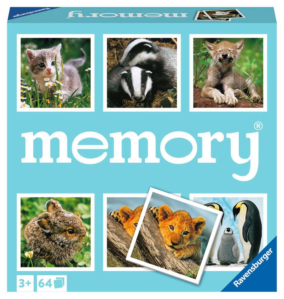 Ravensburger Memory - Animal Babies 3+ | Speel je Wijs