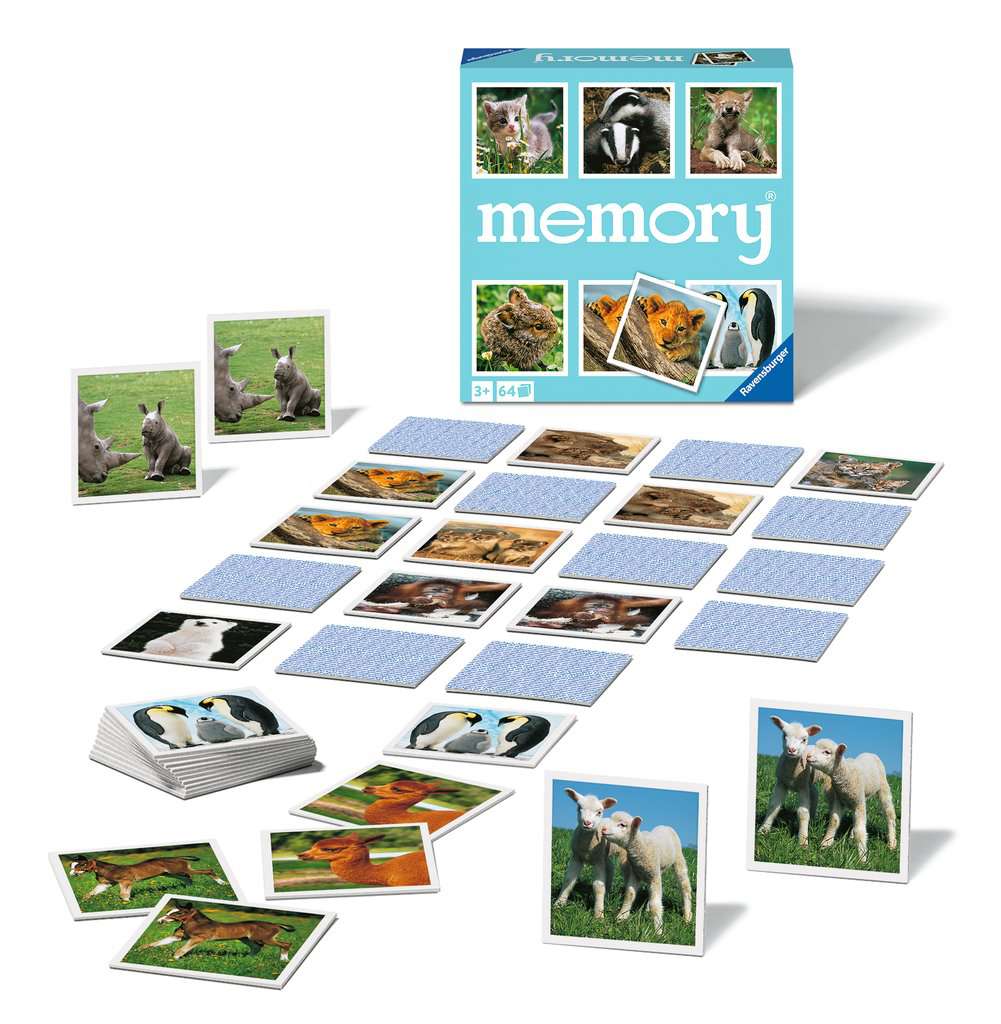 Ravensburger Memory - Animal Babies 3+ | Speel je Wijs
