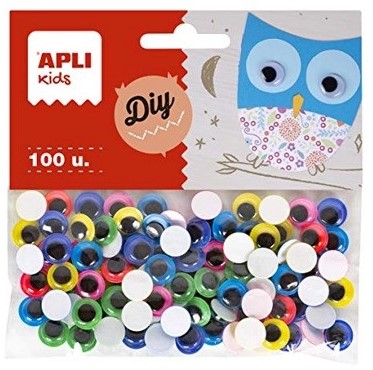Apli beweegbare ogen d 10 mm 100 stuk