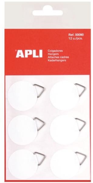 Apli schilderijhangers wit 12 stuk 1