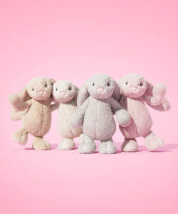 Bashful bunny pink detail card grid 2