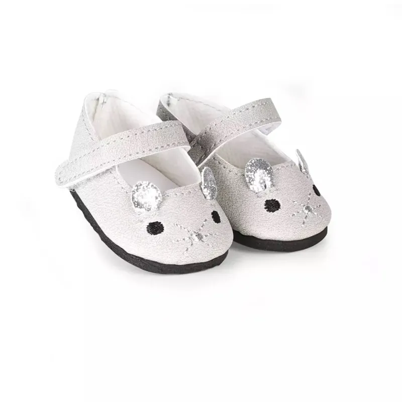 Poppenschoenen muisjes 36 40cm