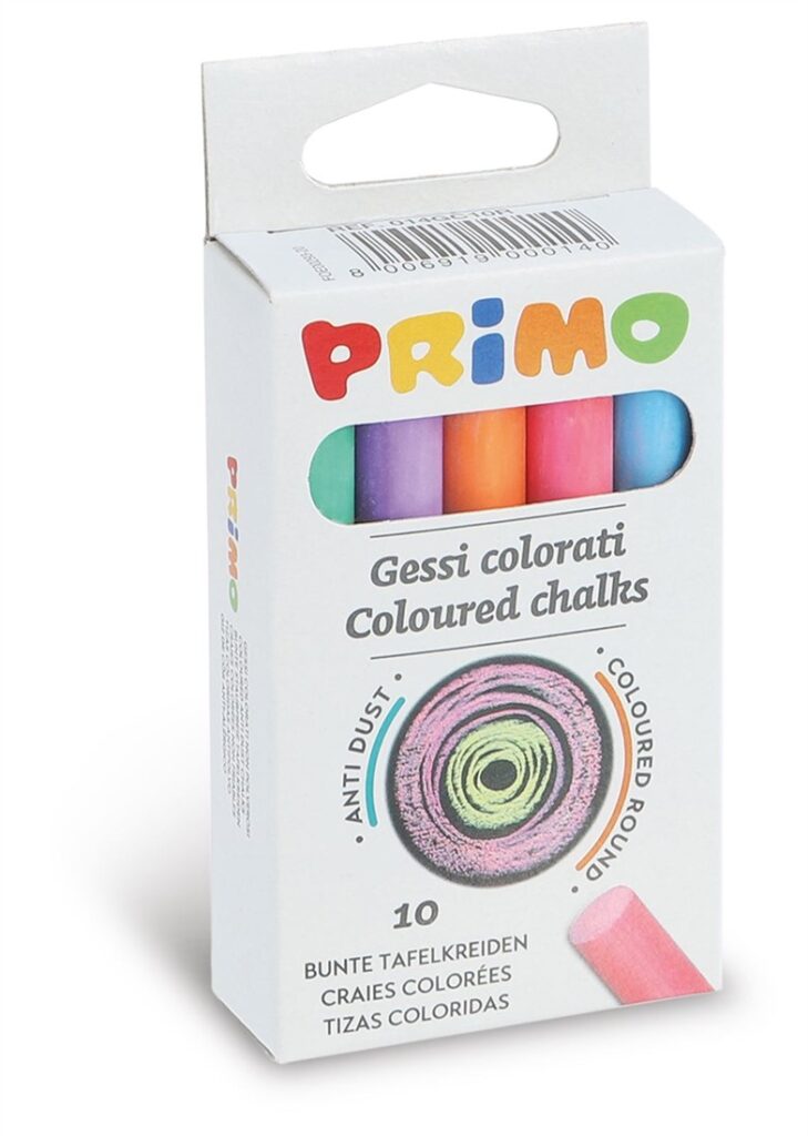 Primo krijt o9x80 mm in doosje 10 stuks