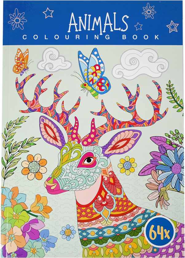 Wins kleurboek 64 paginas dieren