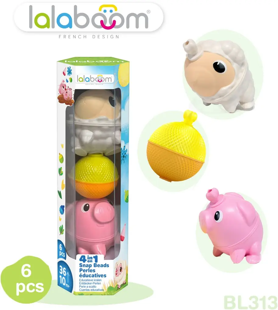 Lalaboom set dieren 6 st schaap en varken
